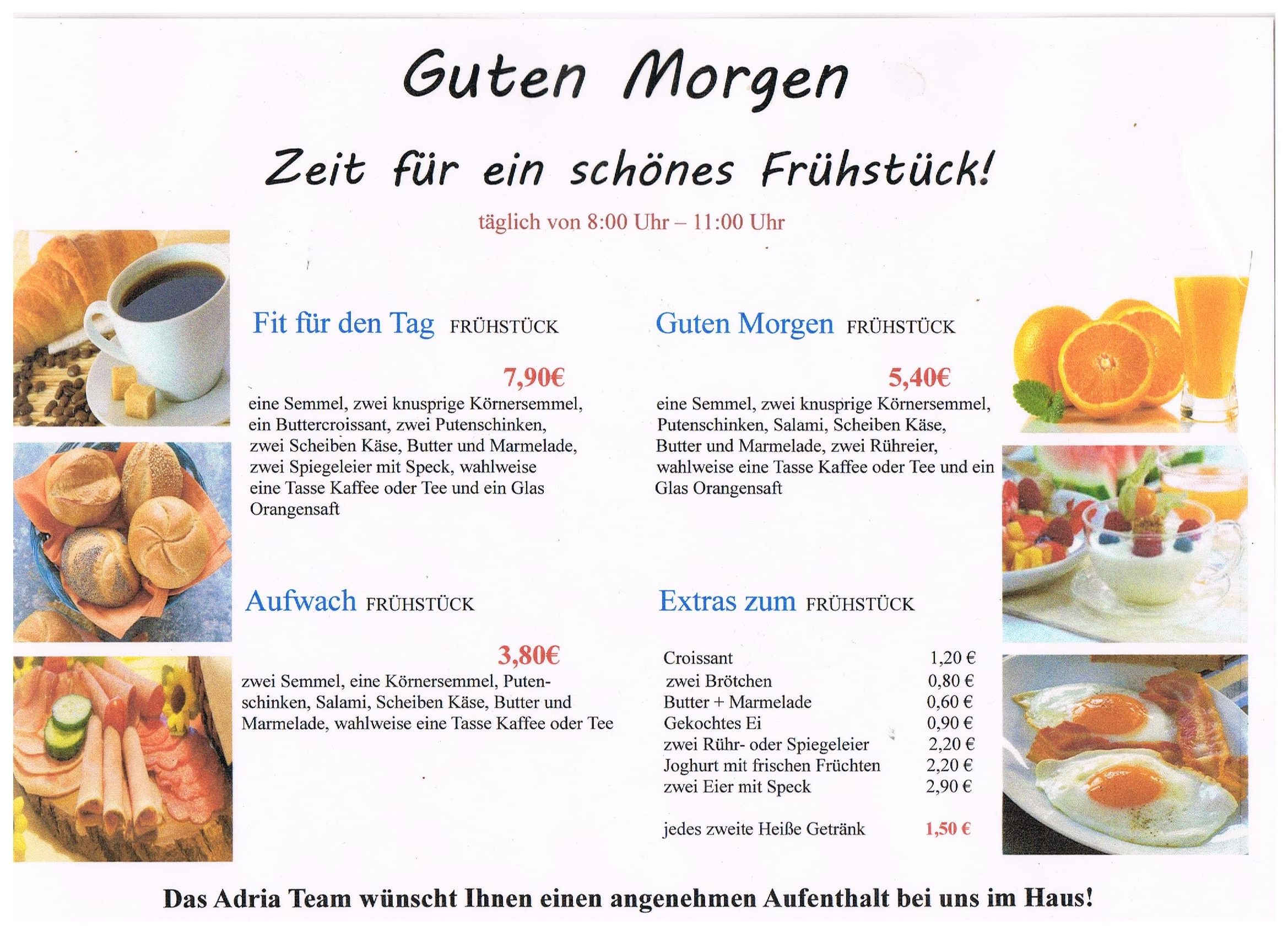 Gemeinsames Frühstück